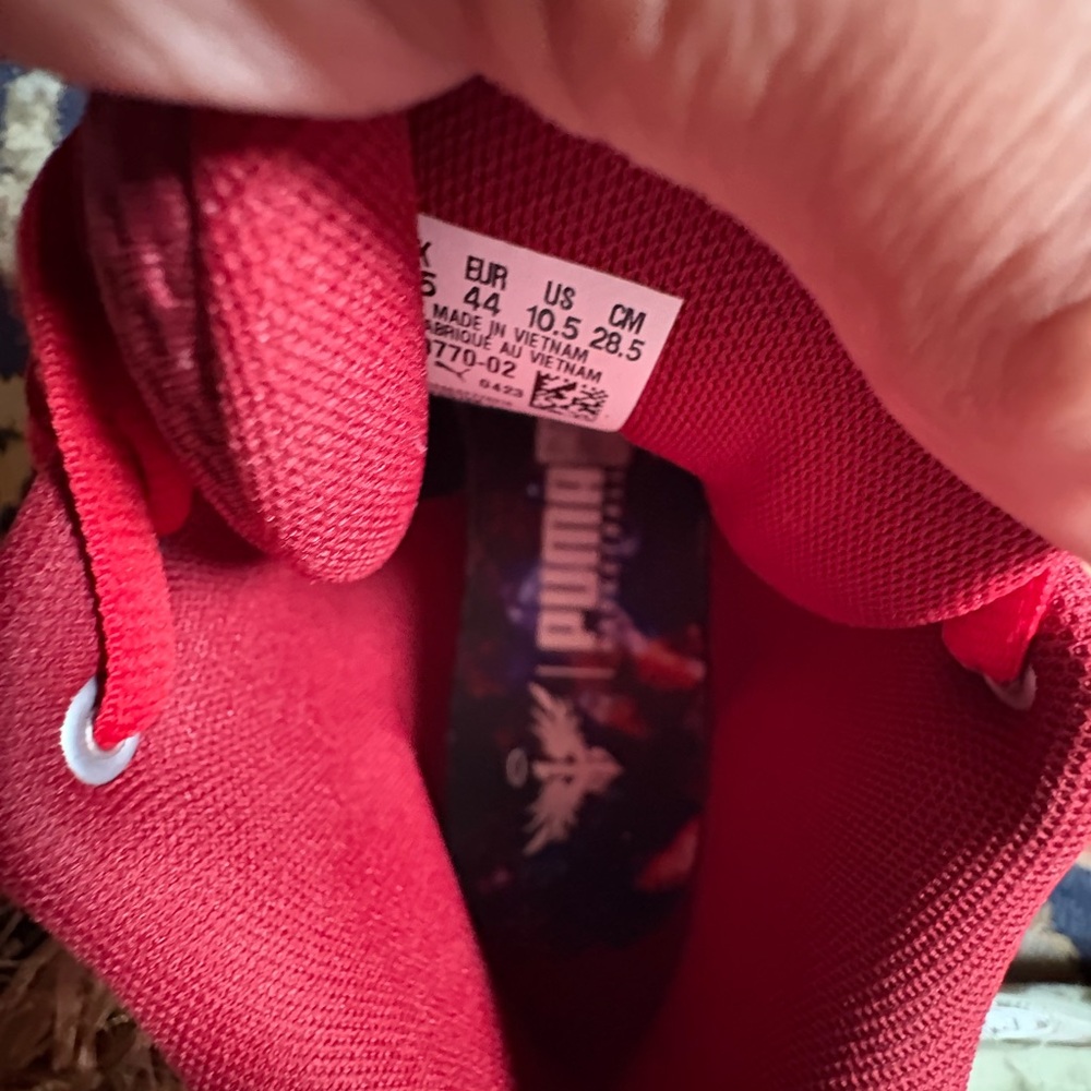 Puma Bold Red Basketball Sneakers